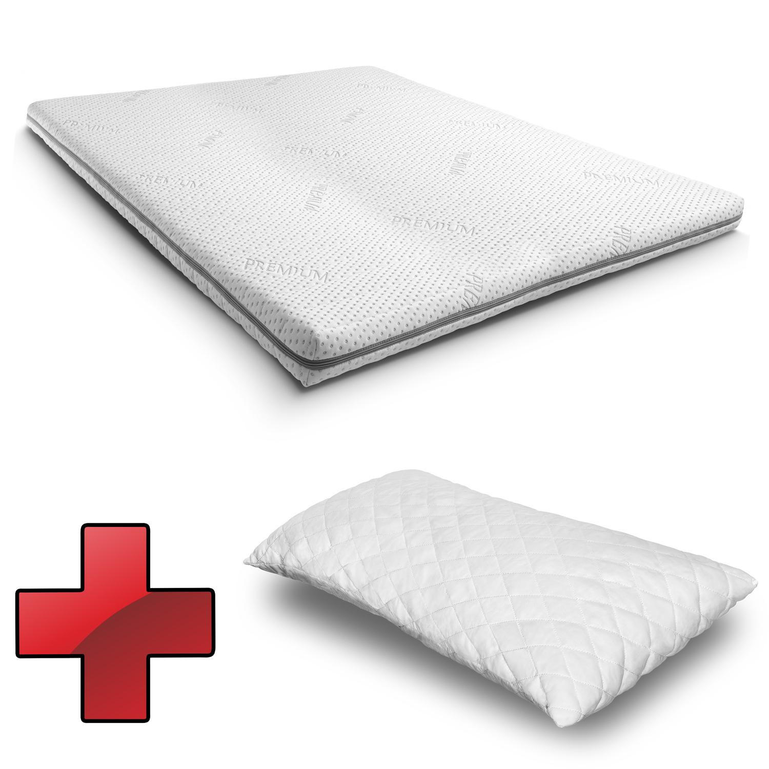 Supportho Topper Weiß 120x200 cm