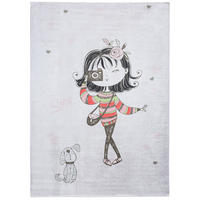 TEPPICH EMMA Grau 140/200 cm - Grau, Kunststoff (140/200cm) - Tapiso