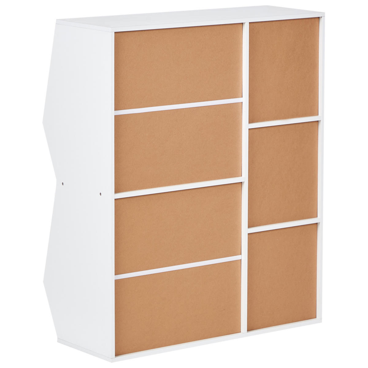 RAFT cu 3 niveluri 93 cm alb Darlot - albastru deschis/albastru, compozit lemnos (77/93/28cm) - Beliani