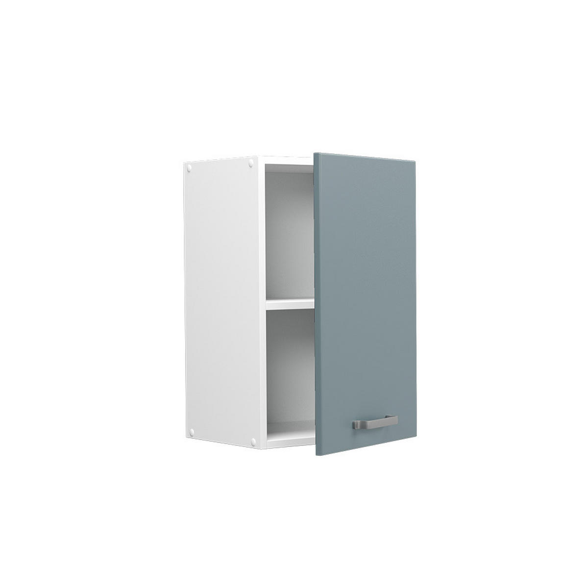HÄNGESCHRANK R-Line Blau-Grau 40 cm - Blaugrau/Weiß, Holzwerkstoff (40/60/31cm) - Vicco