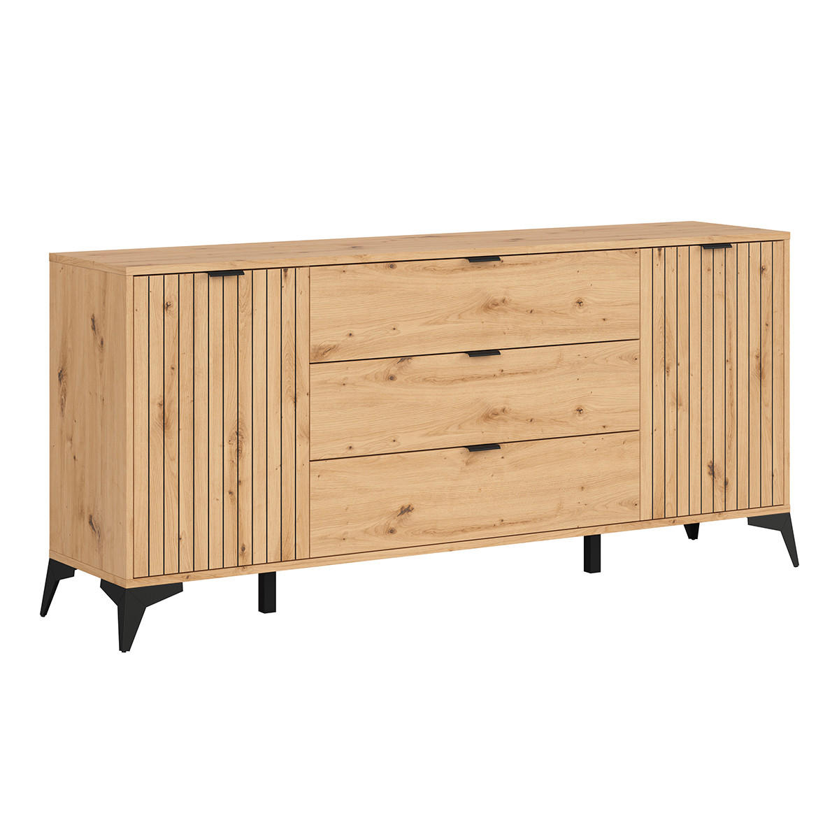 SIDEBOARD Mao Holz - Braun, Holzwerkstoff (180/83/41cm) - Petits-meubles