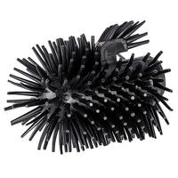 ERSATZSPITZE für WC-Bürste - schwarz 7,5/7,5/9 cm - Schwarz, Kunststoff (7.5/9/7.5cm) - Wenko