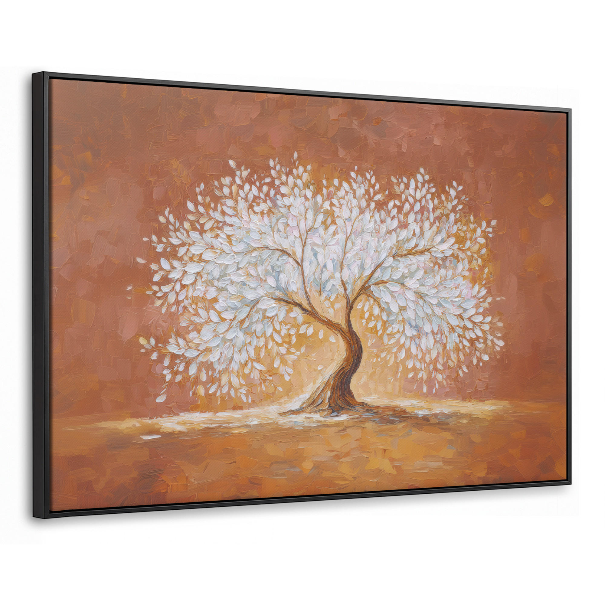 MuchoWow Leinwand Braun 120x80 cm