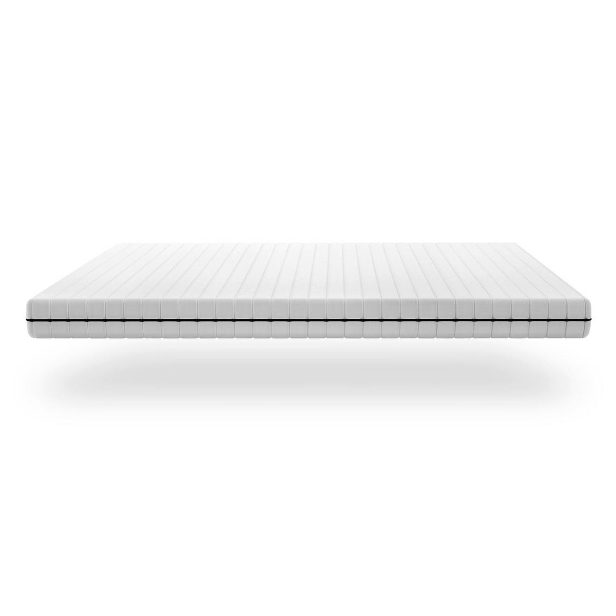KALTSCHAUMMATRATZE 160x200 H2 H3 - hygienisch und allergikergeeignet - pflegeleichter Bezug - ideal für Gästezimmer oder Ferienwohnung - Höhe 15 cm - Weiß, Textil (160/200cm) - Mister Sandman
