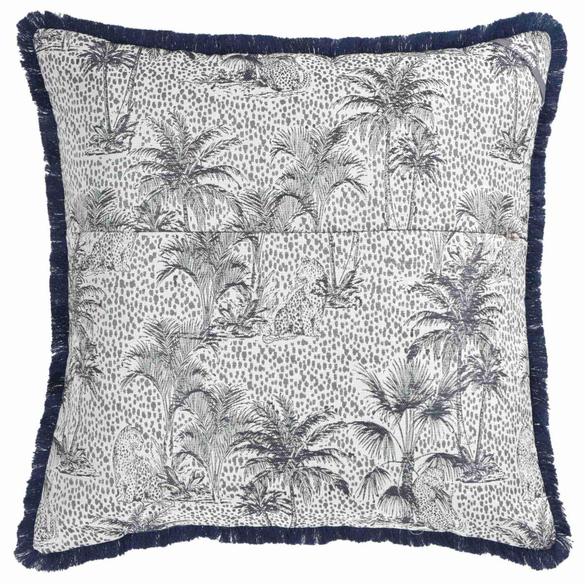 KISSENHÜLLE PALMS - Blau, Textil (50/50cm) - Sportalm Kitzbühel