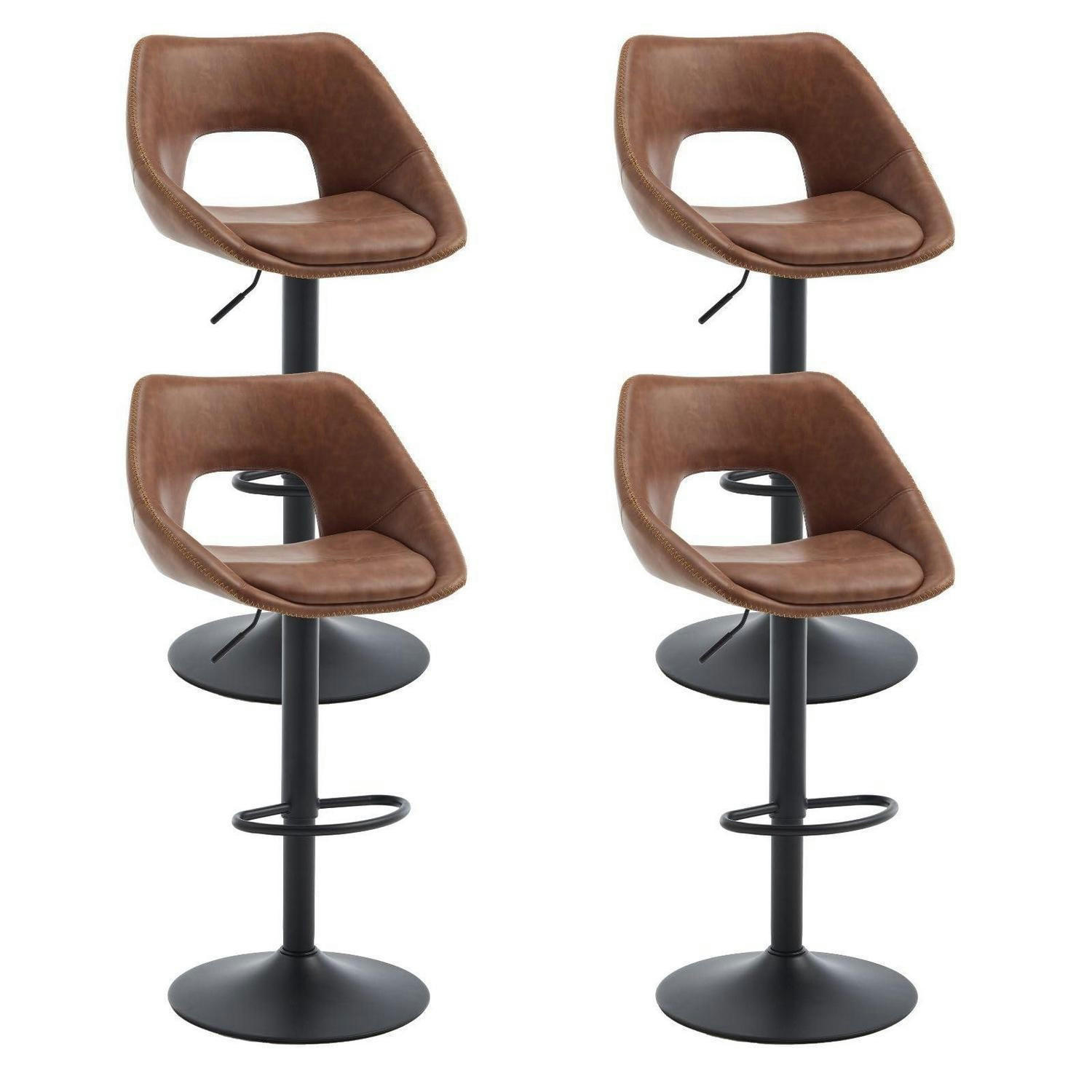 XXXLutz Barhocker Braun 51x106.5x51 cm