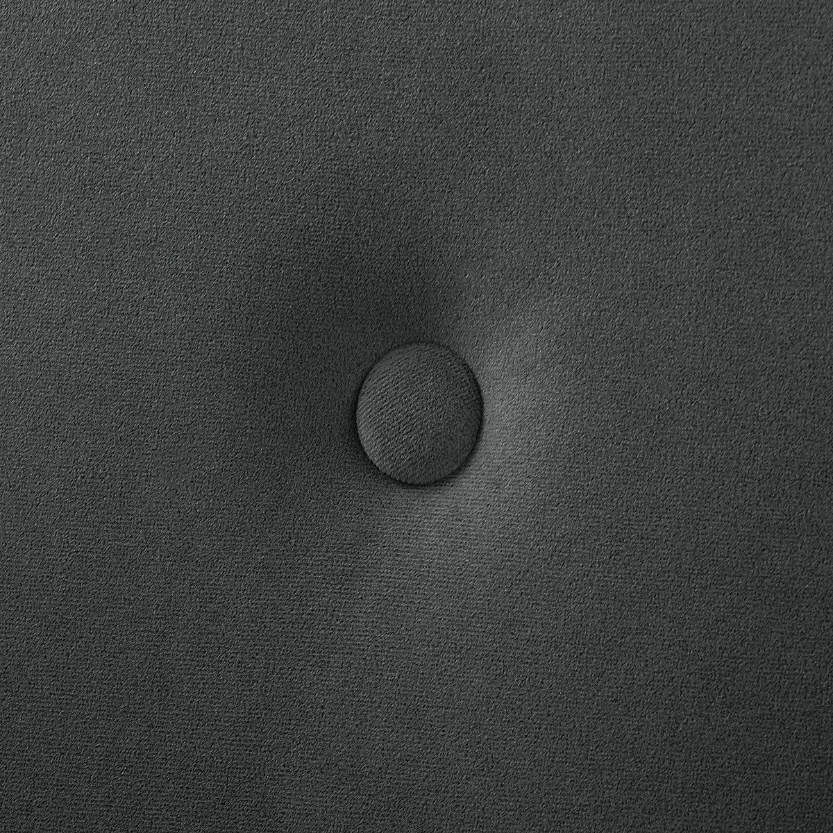 OHRENSESSEL - Dunkelgrau/Dunkelbraun, Textil (85/101/89cm) - home24