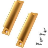 MÖBELGRIFF 2er-Set Aluminium - Goldfarben, Metall (2/3/9cm)