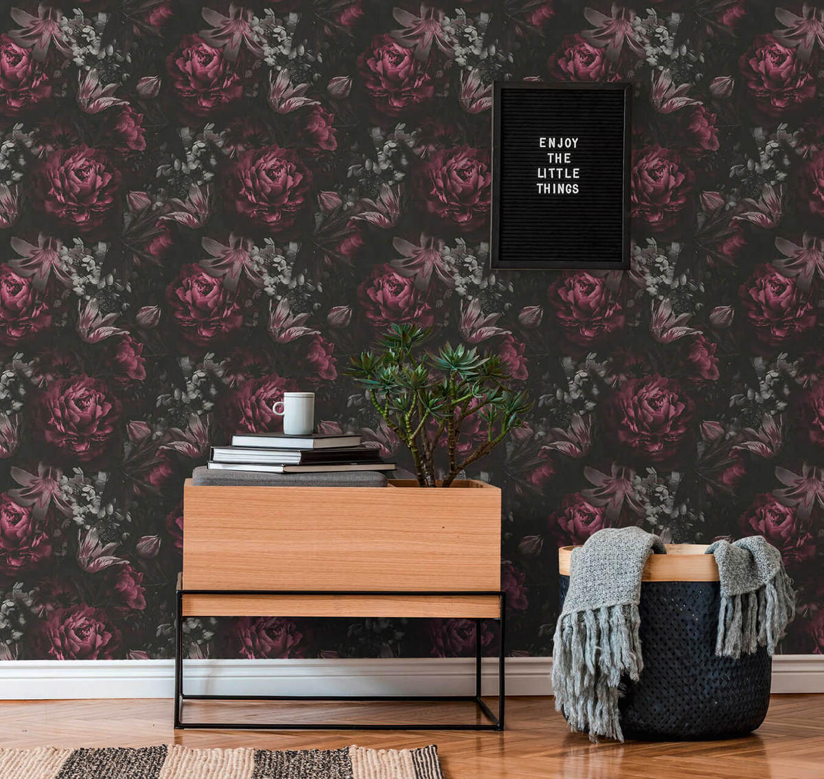 VLIESTAPETE Lila 53/1005 cm - Lila, Textil (53/1cm) - KUNSTLOFT