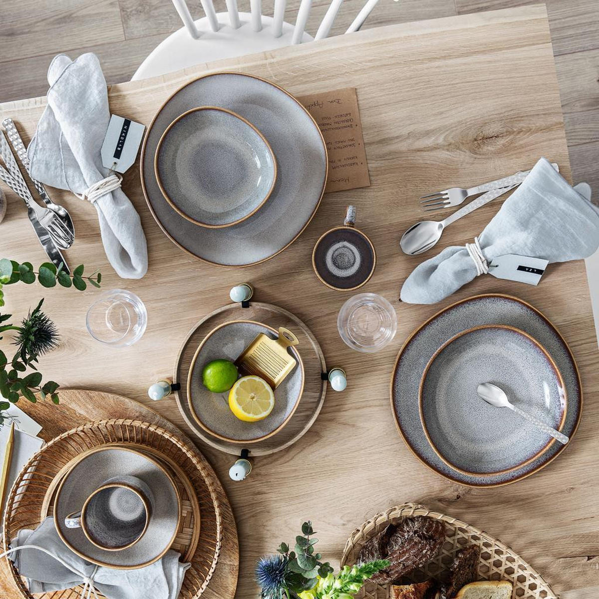 SPEISETELLER Lave Glacé ø 28 cm 6er Set - Türkis, Keramik (28cm) - like.Villeroy & Boch