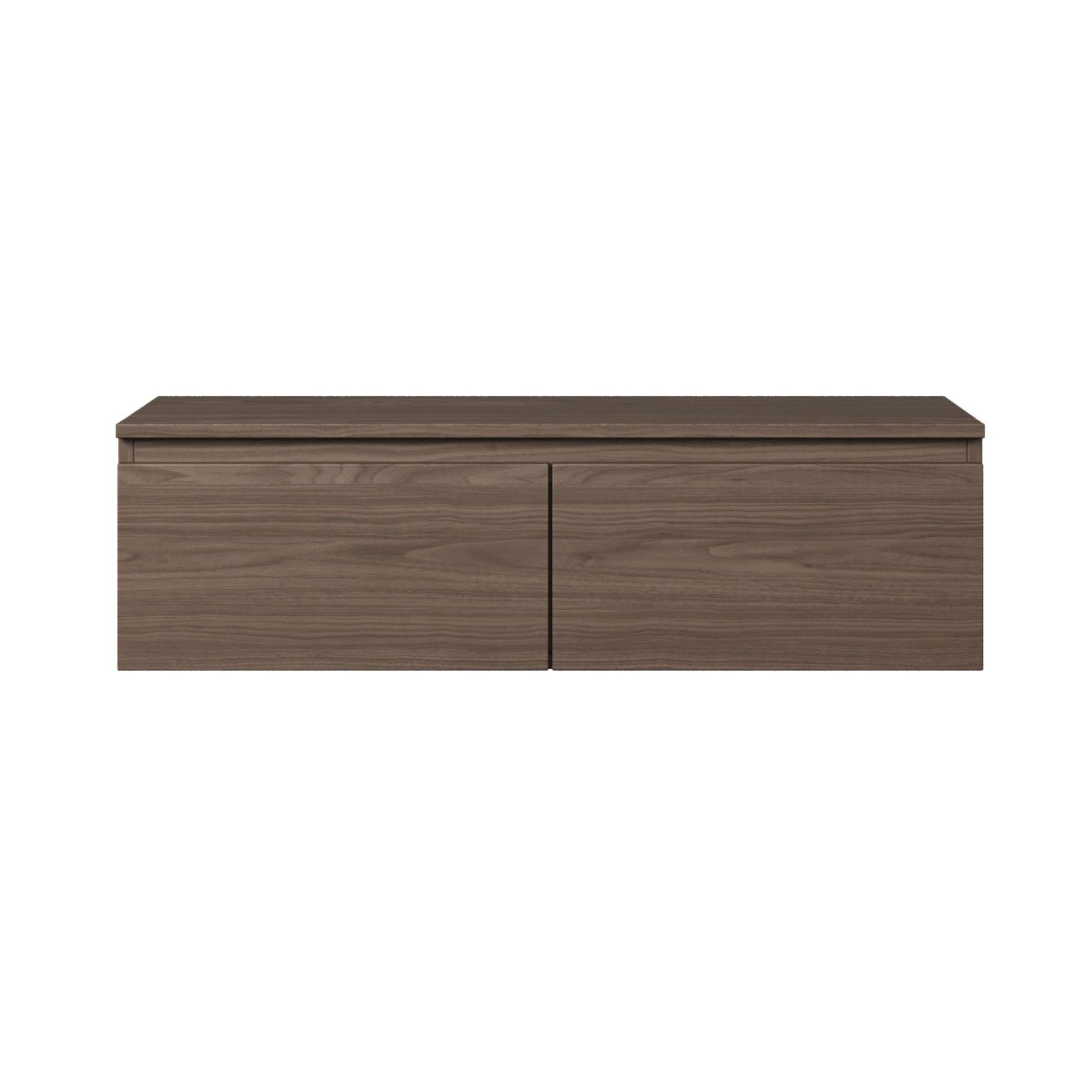TV-LOWBOARD Bemmi Walnuss Wisconsin 100/28/32 cm - Dunkelbraun, Holzwerkstoff (100/28.4/31.8cm) - Selsey
