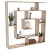 BÜCHEREGAL LEON Artisan Eiche 125/21/129 cm - Eiche Artisan, Holzwerkstoff (125/129/21cm) - Matkam Möbel