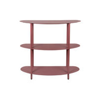 BEISTELLTISCH Riqueza - Rot - 90/28/82 cm - Rot, Metall (90/28/82cm) - Leitmotiv