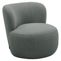 POLSTERSESSEL Katuscha Bouclé-Gewebe grau - Grau, Kunststoff (79/75/82cm) - 58aufmkessel