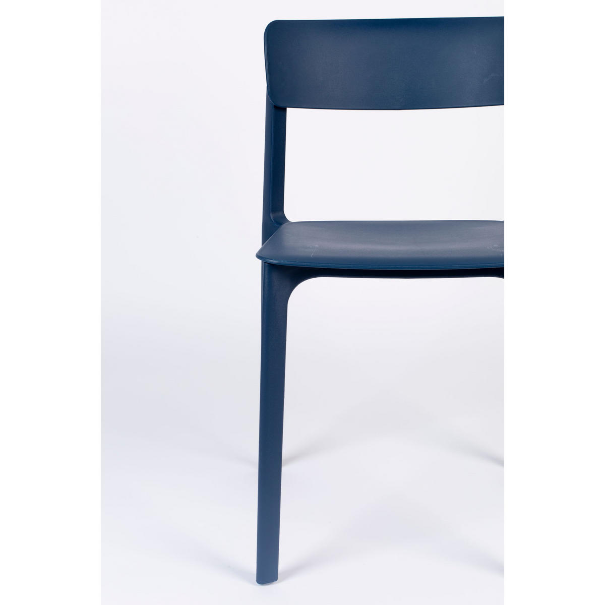GARTENSTUHL Clive Dunkelblau - 4 er Set - Blau, Kunststoff (48/79/47cm) - Housecraft Living