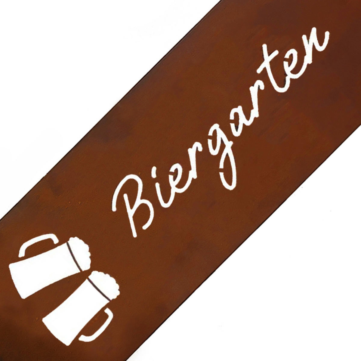 EDELROST-GARTENDEKO - Braun, Metall (1.5cm) - Relaxdays