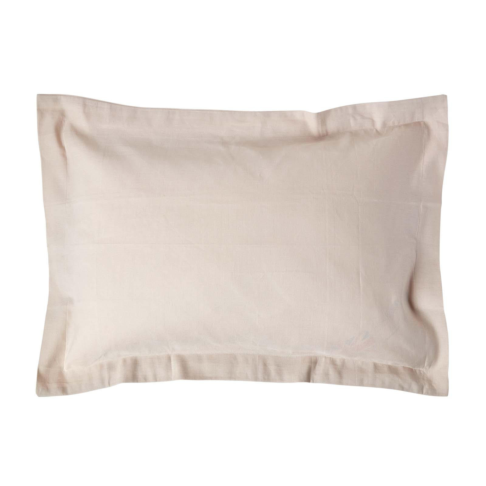 KISSENBEZUG Leinen mit Stehsaum - Beige, Textil (50/90cm) - Homescapes