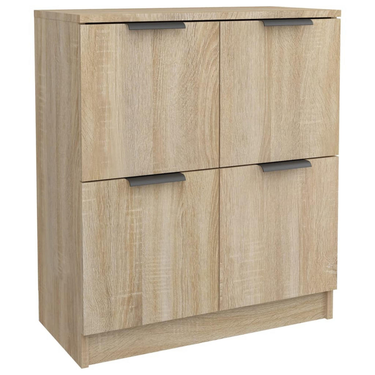 SIDEBOARD Modern mit 4 Türen 60/30/70 cm aus Holzwerkstoff Sonoma-Eiche Dekor - Sonoma Eiche, Holz (60/70/30cm) - vidaXL