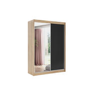 KLEIDERSCHRANK RYFLO - 150 - Eiche Artisan|Schwarz - Schwarz/Eiche Artisan, Holzwerkstoff (150/215/61cm) - ALTDECOR