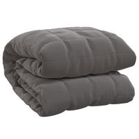 GEWICHTSDECKE Grau 155/220 Cm 11 Kg Stoff - Grau, Textil (150/220cm) - vidaXL