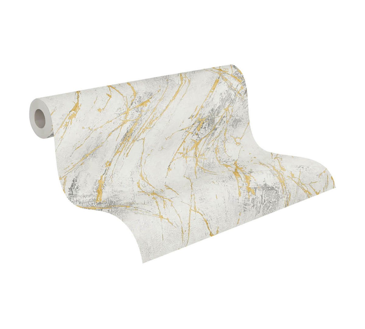 VLIESTAPETE Weiß 53/1005 cm - Weiß, Textil (53/1cm) - KUNSTLOFT