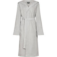 BADEMANTEL DAMEN KAPUZE CORD-OPTIK 6140 SILBER - 713 - Grau, Textil (Mnull) - Cawoe