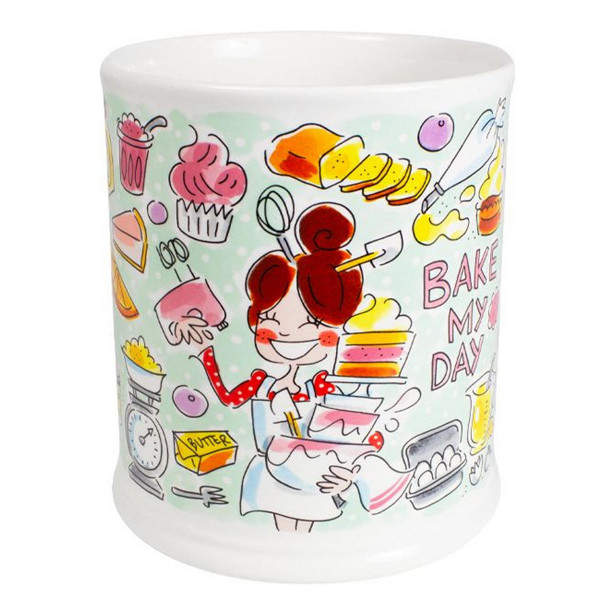 KOCHLÖFFELTOPF Backen in Bunt - 22,5cm - Multicolor, Keramik (16/18.2/16cm) - Blond Amsterdam