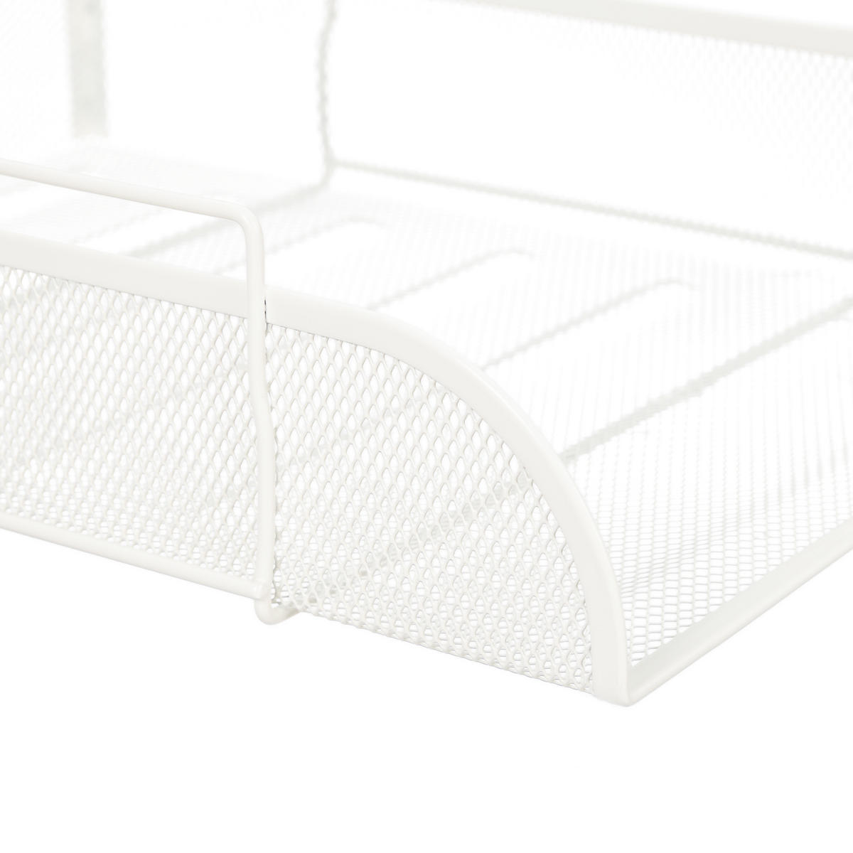 UKLADANIE dokumentov - biela, kov (25/8.5/34cm) - Relaxdays