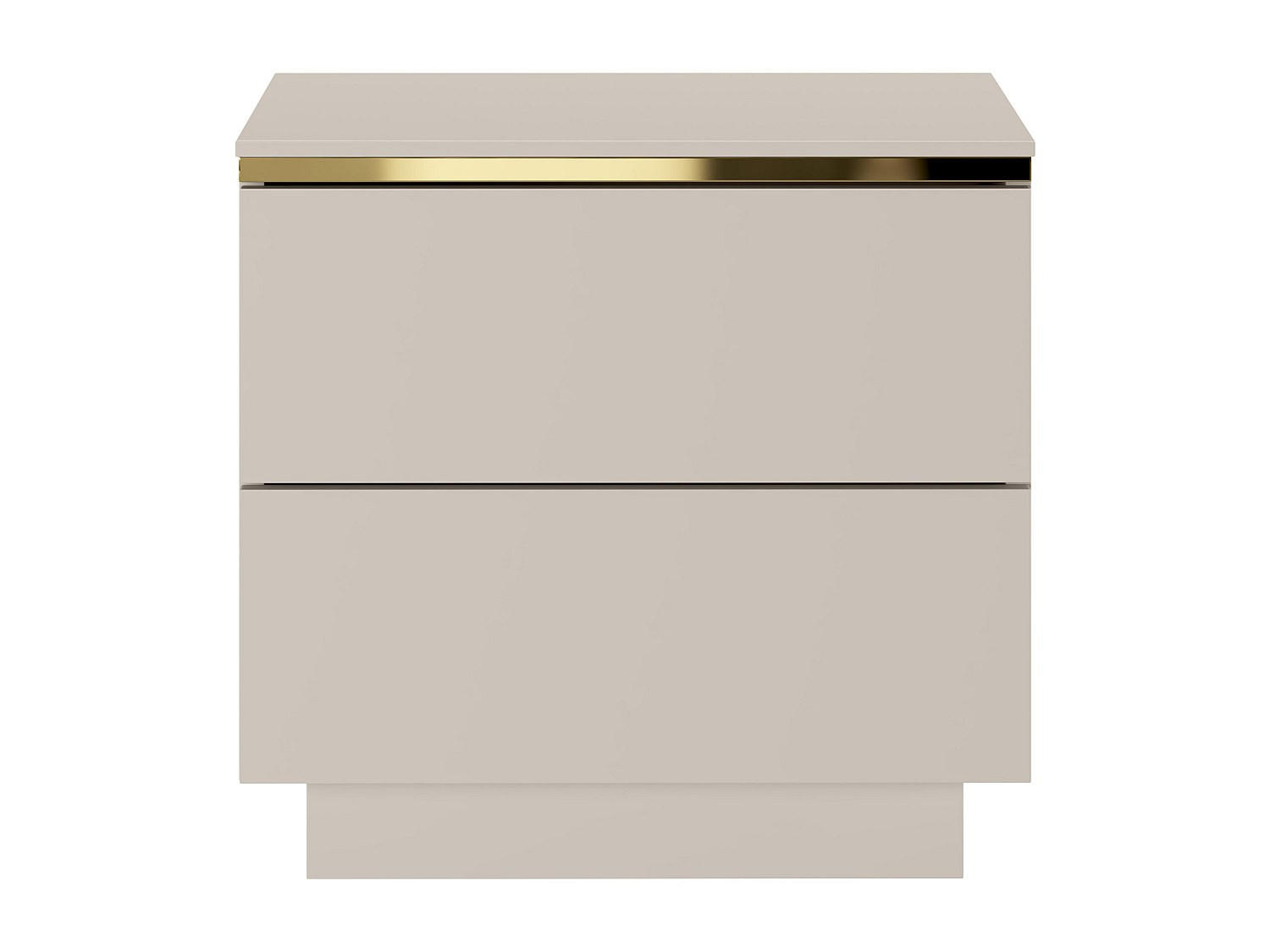 NACHTTISCH - 50 cm x 36.8 cm - Holz, Platte - Beige - VUKIA - Beige, Holz (50/50/36.8cm) - Vente-Unique