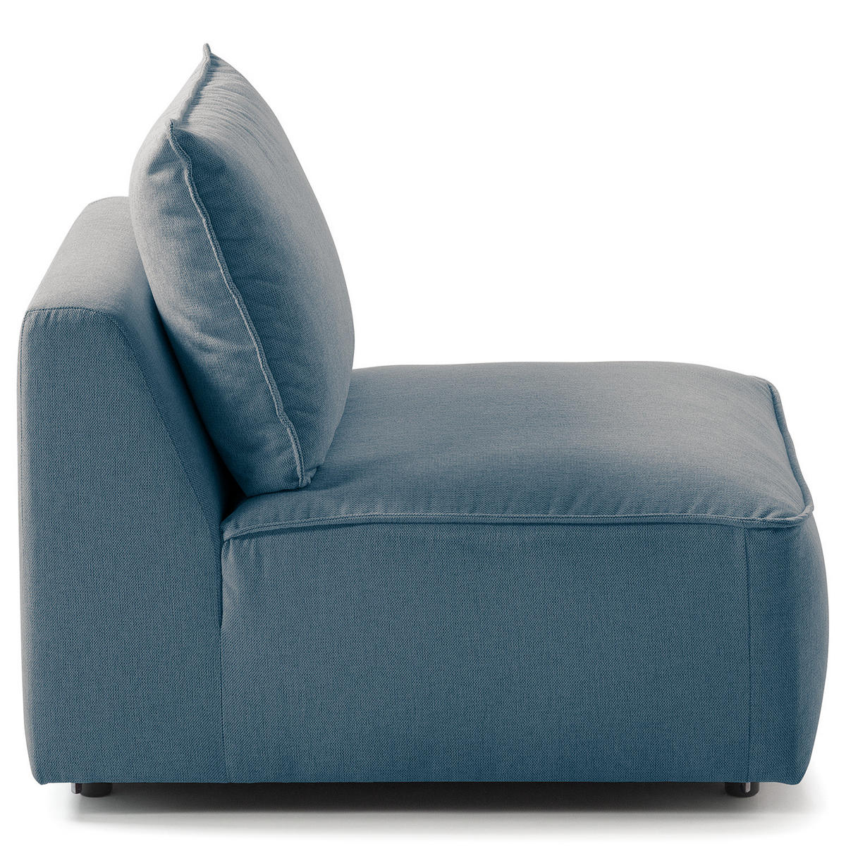 MODULSESSEL - Blau, Holz/Textil (80/82/99cm) - home24