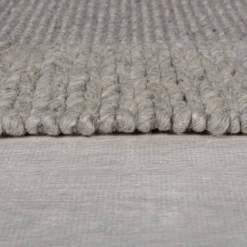 Thumbnail - Kadima Design Teppich, Grau, Textil, Uni, Rechteckig, 120x170 cm, pflegeleicht, Teppiche & Böden, Teppiche, Naturteppich...
