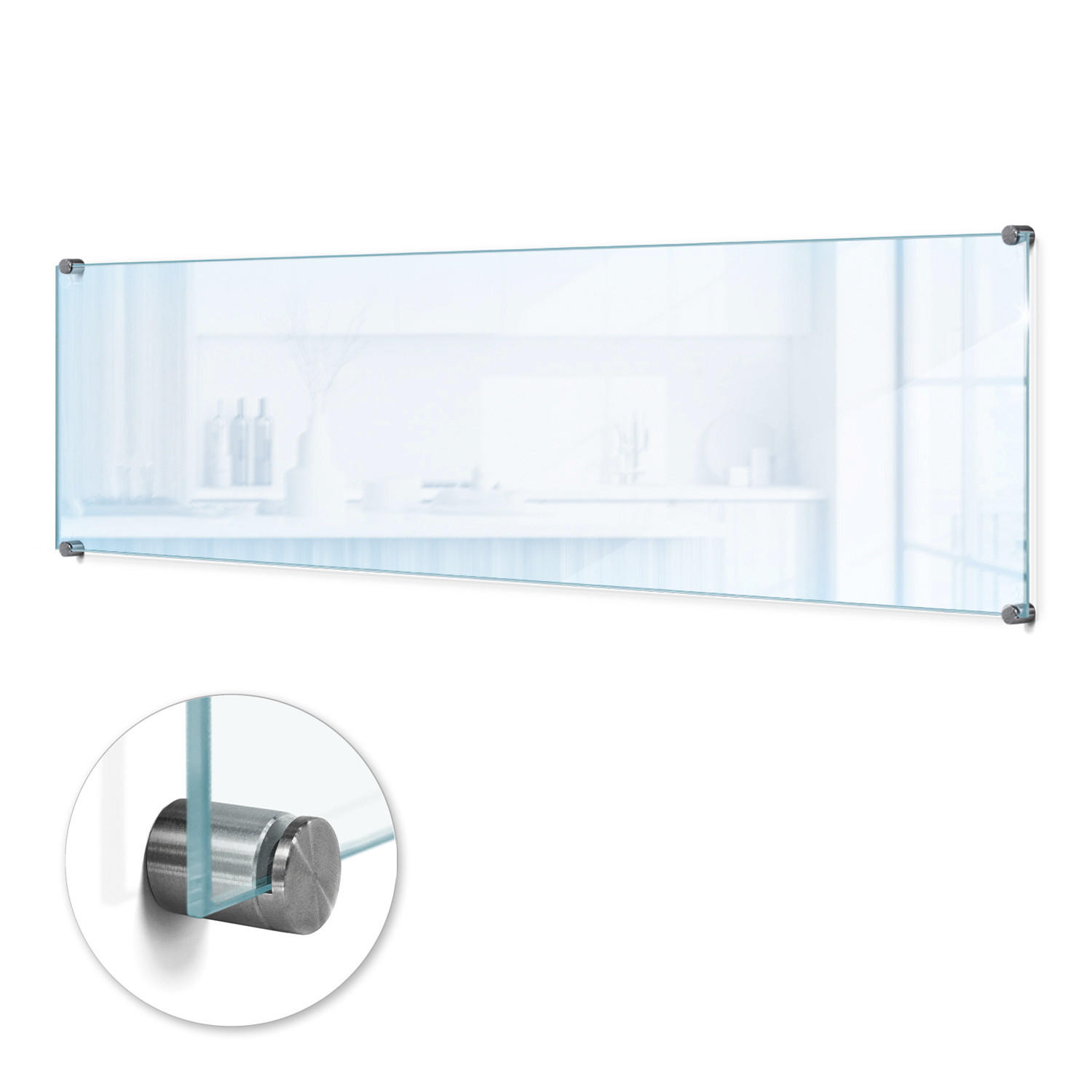 KÜCHENRÜCKWAND - Transparent, Glas (100/30/0.4cm) - ArtPrintCave