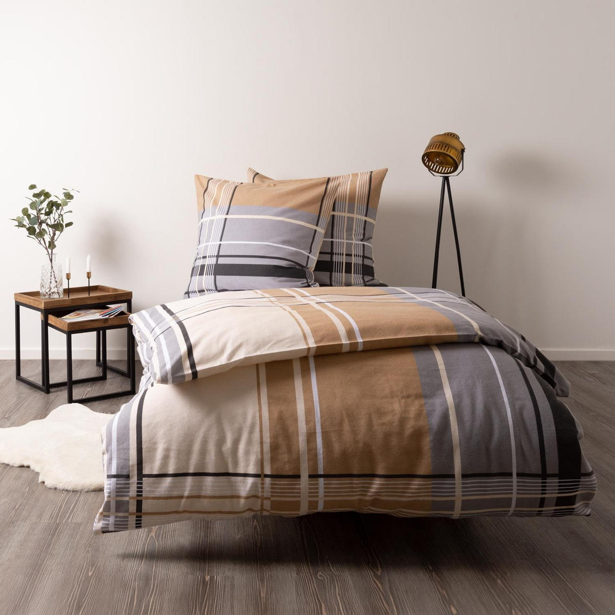 BETTWÄSCHE 135x200 cm - Weiß, Textil (135/200cm)