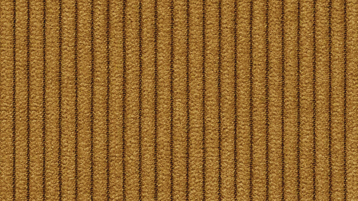 ECKSOFA VILT 3-Sitzer, safran - Gelb/Schwarz, Holzwerkstoff/Textil (221/156cm) - Courtois Laville