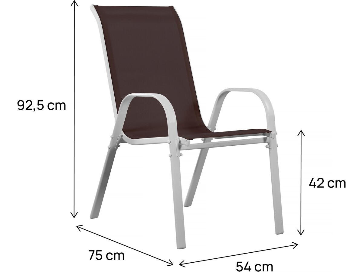 GARTENSESSEL cordoba Taupe - Taupe, Metall (75/92/53cm) - Habitat Garten