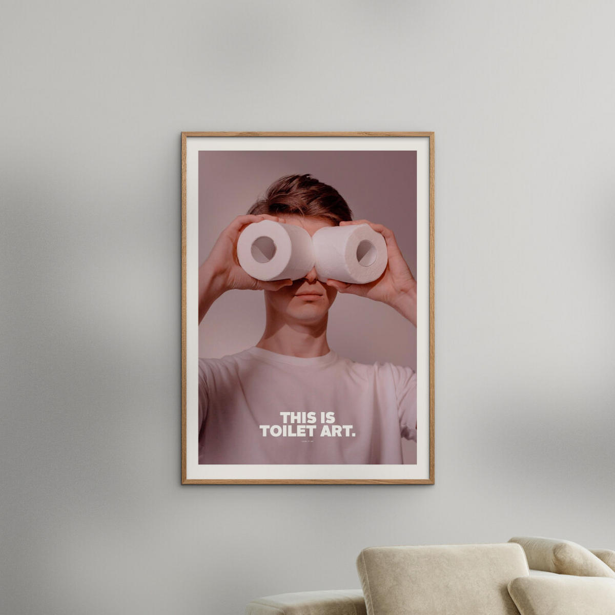 POSTER A.P. Atelier - Toilet - Naturfarben, Papier (30/40/0.1cm) - Poster&Frame