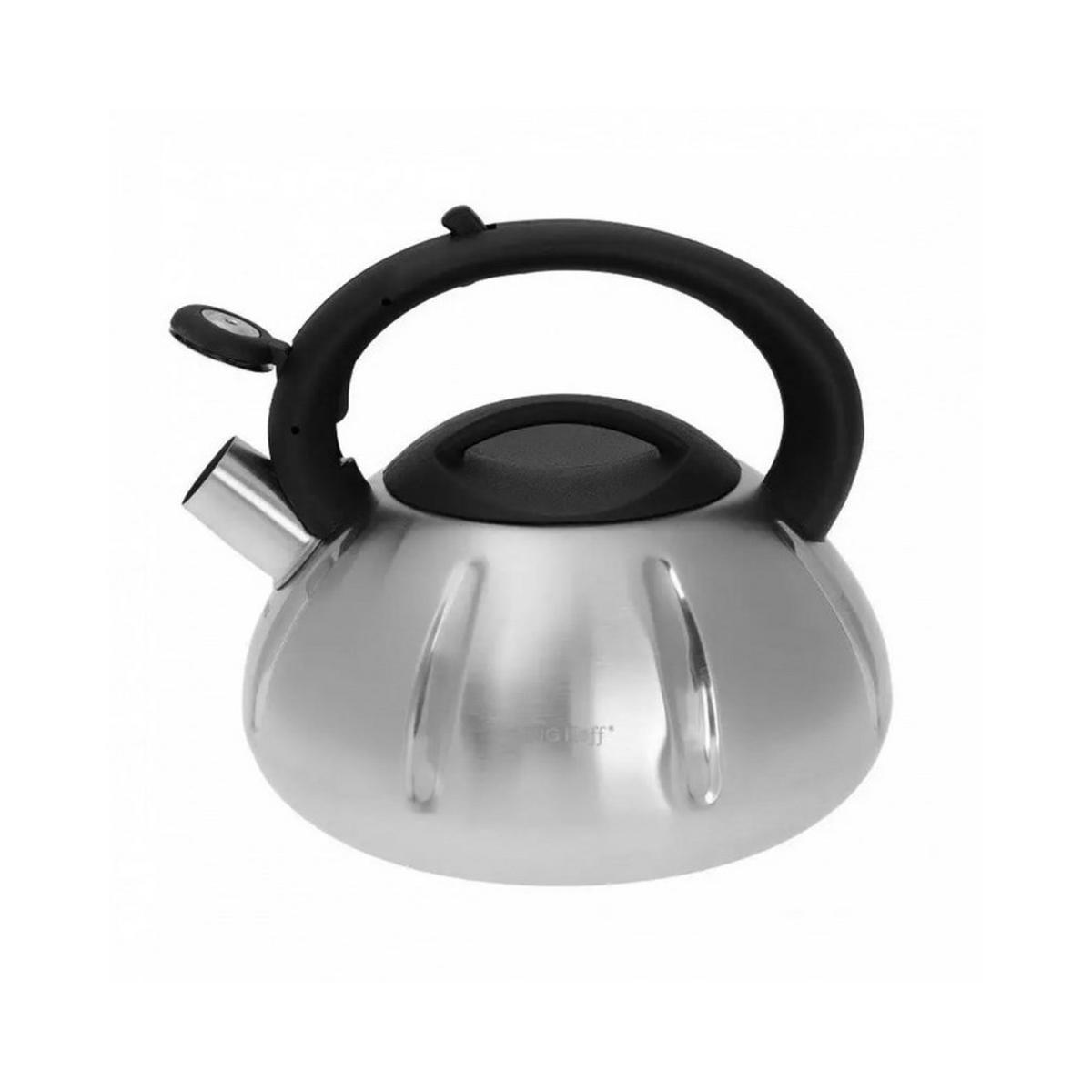 WASSERKESSEL Silber 25/23/21 cm KH3290 - Silberfarben, Metall (25cm) - Kinghoff 