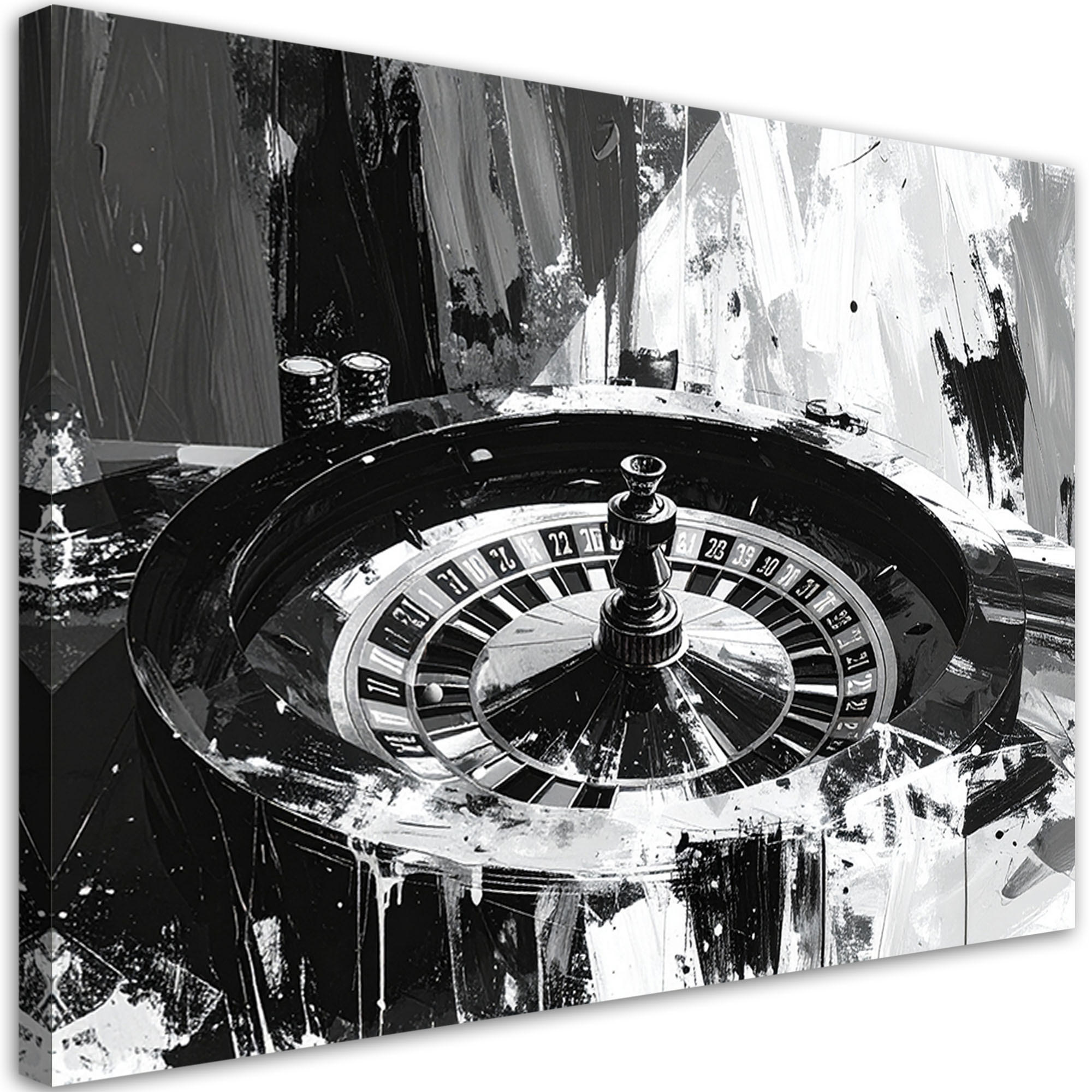 LEINWANDBILD Popkultur 100x70cm - Schwarz, Textil (100/70cm) - Feeby