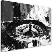 LEINWANDBILD Popkultur 100x70cm - Schwarz, Textil (100/70cm) - Feeby