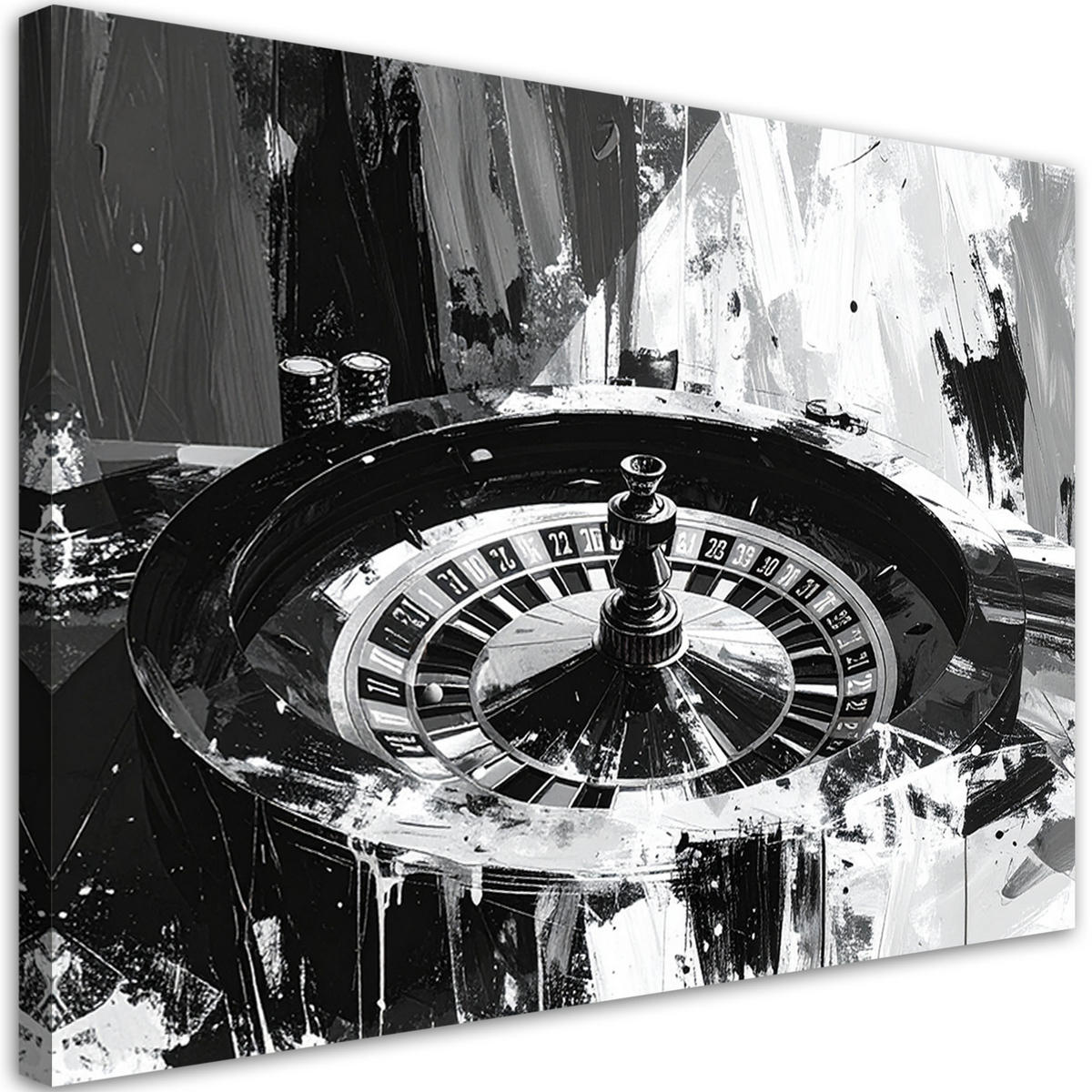 LEINWANDBILD Popkultur 100x70cm - Schwarz, Textil (100/70cm) - Feeby