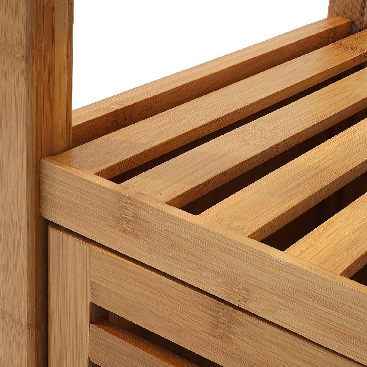 BADEZIMMERSET 5er-Set - Braun, Holz (36/140/34cm) - MCW