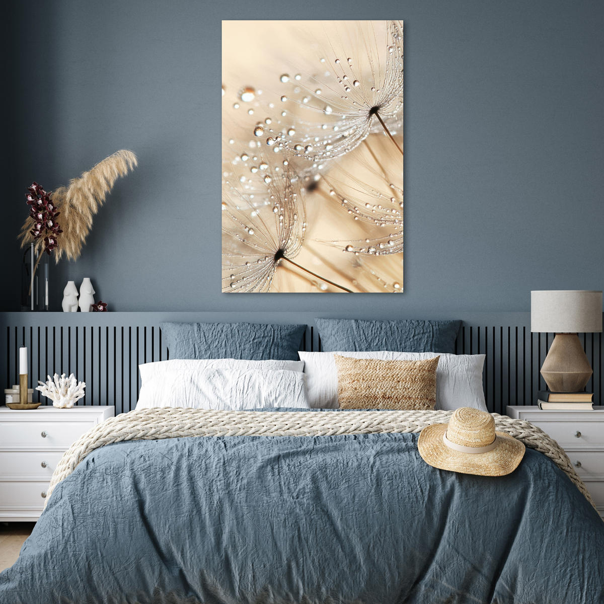 POSTER Löwenzahn - Abstrakt - Natur - Beige 80x120 cm - Braun, Papier (80/120/0.1cm) - MuchoWow