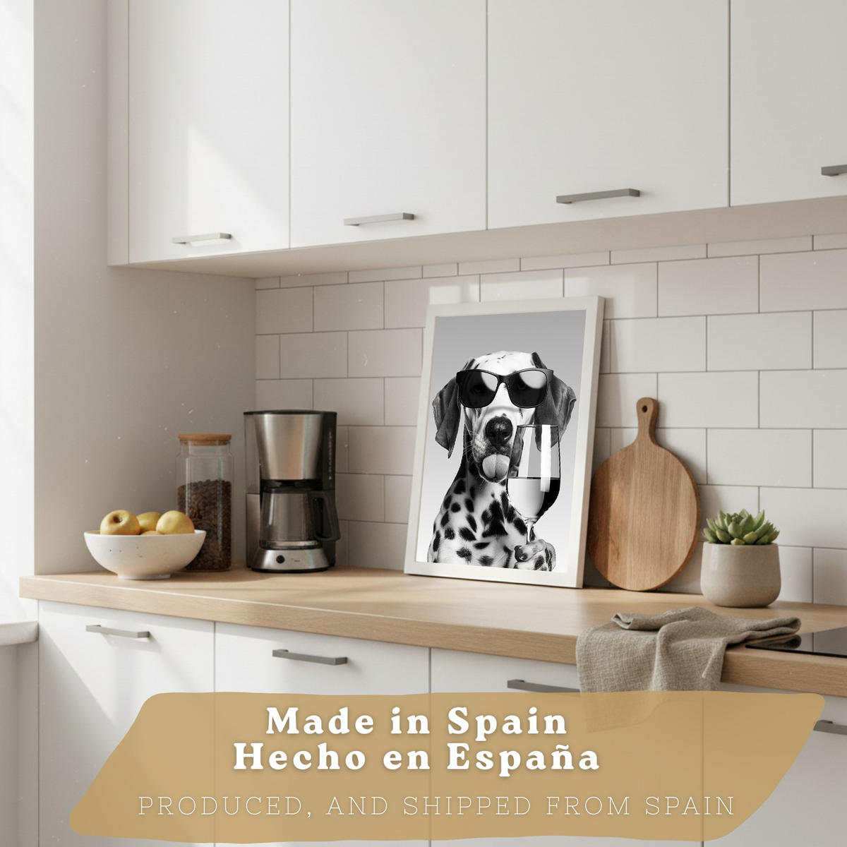PLAKAT Sada 3 Vtipná zvířata A3 bez rámu - čirá, papír (29.7/1/42cm) - Nacnic