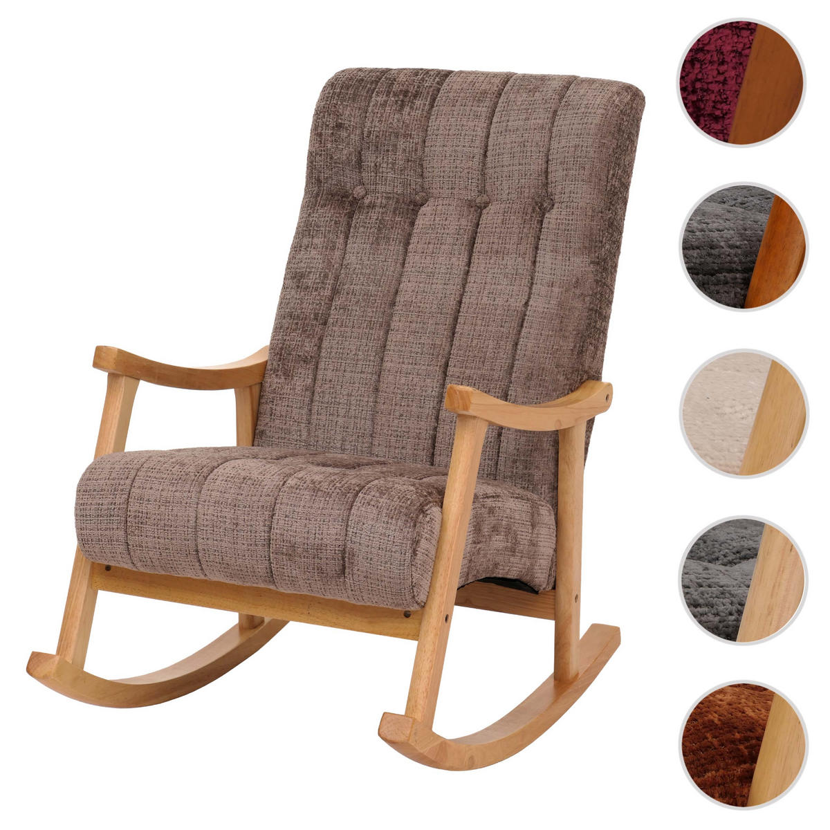 SCHAUKELSTUHL Braun - Braun, Textil (64/97/85cm) - MCW