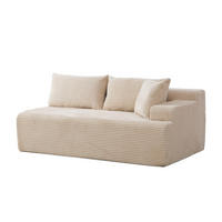 SOFAELEMENT DE-35139 rechte Beige - Beige, Textil (99/172cm) - ComfortXL
