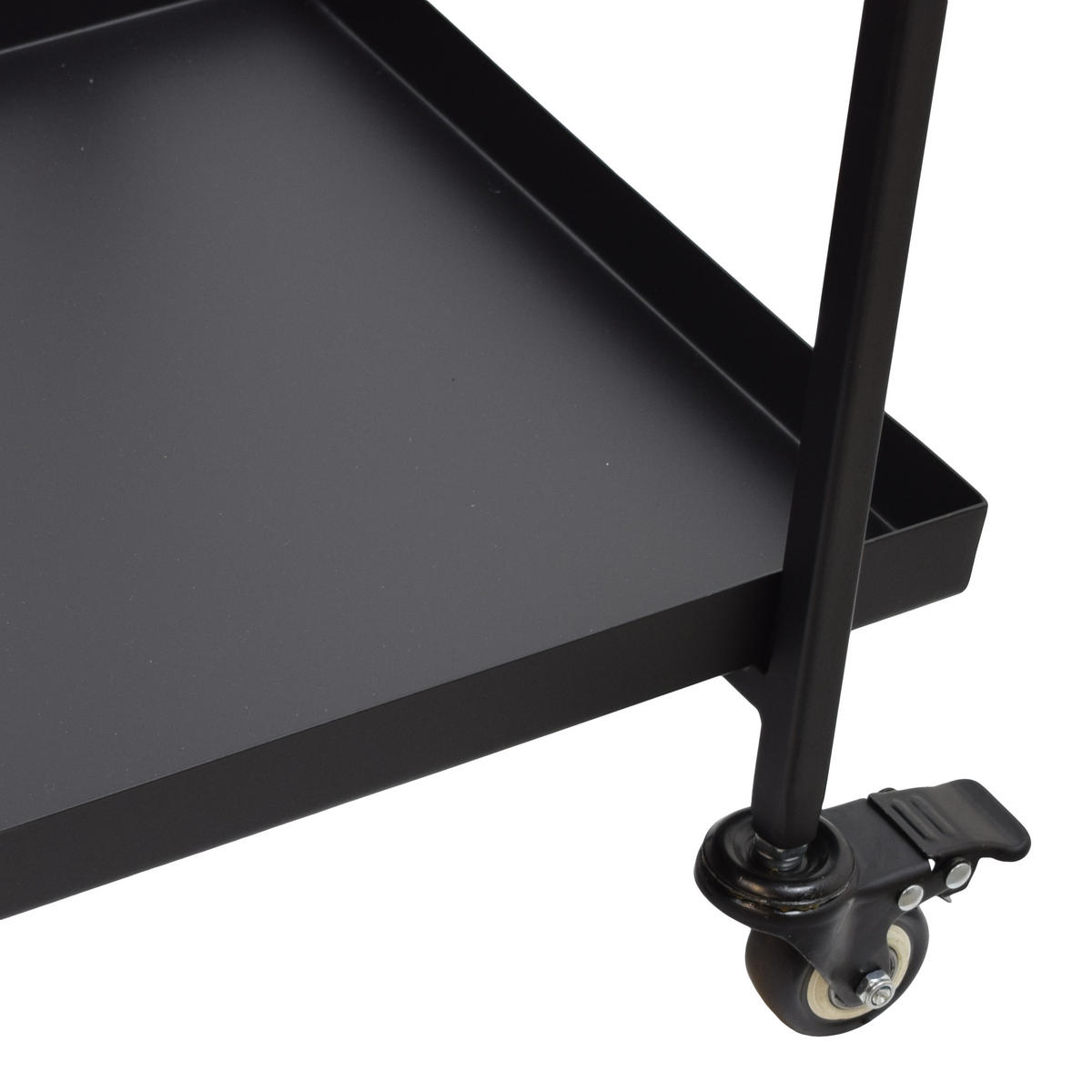 KÜCHENWAGEN James Schwarz - Schwarz, Metall (38/60/54cm) - LOFT42