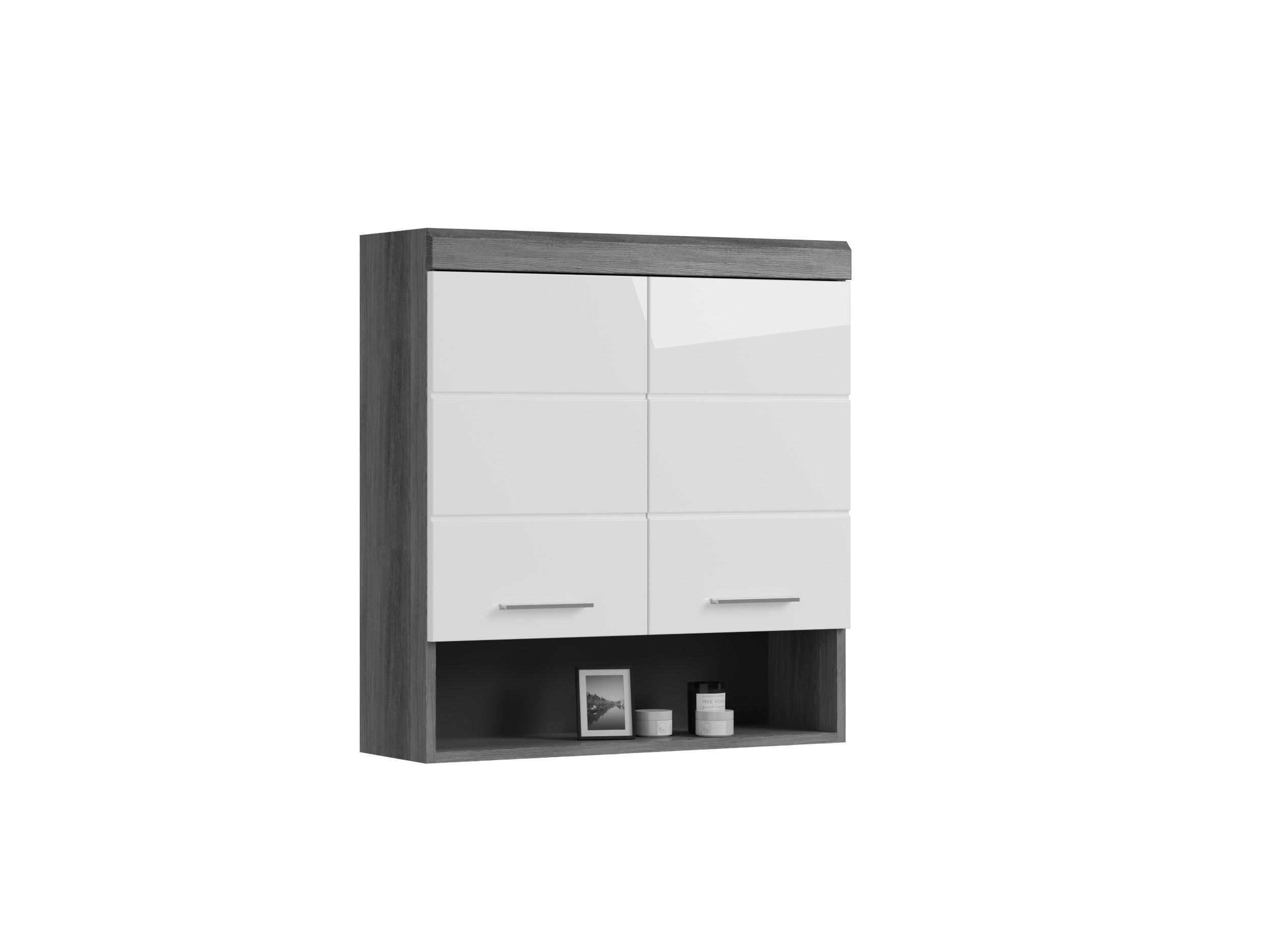 Homes & Jones Hängeschrank Silber 74x79x24 cm