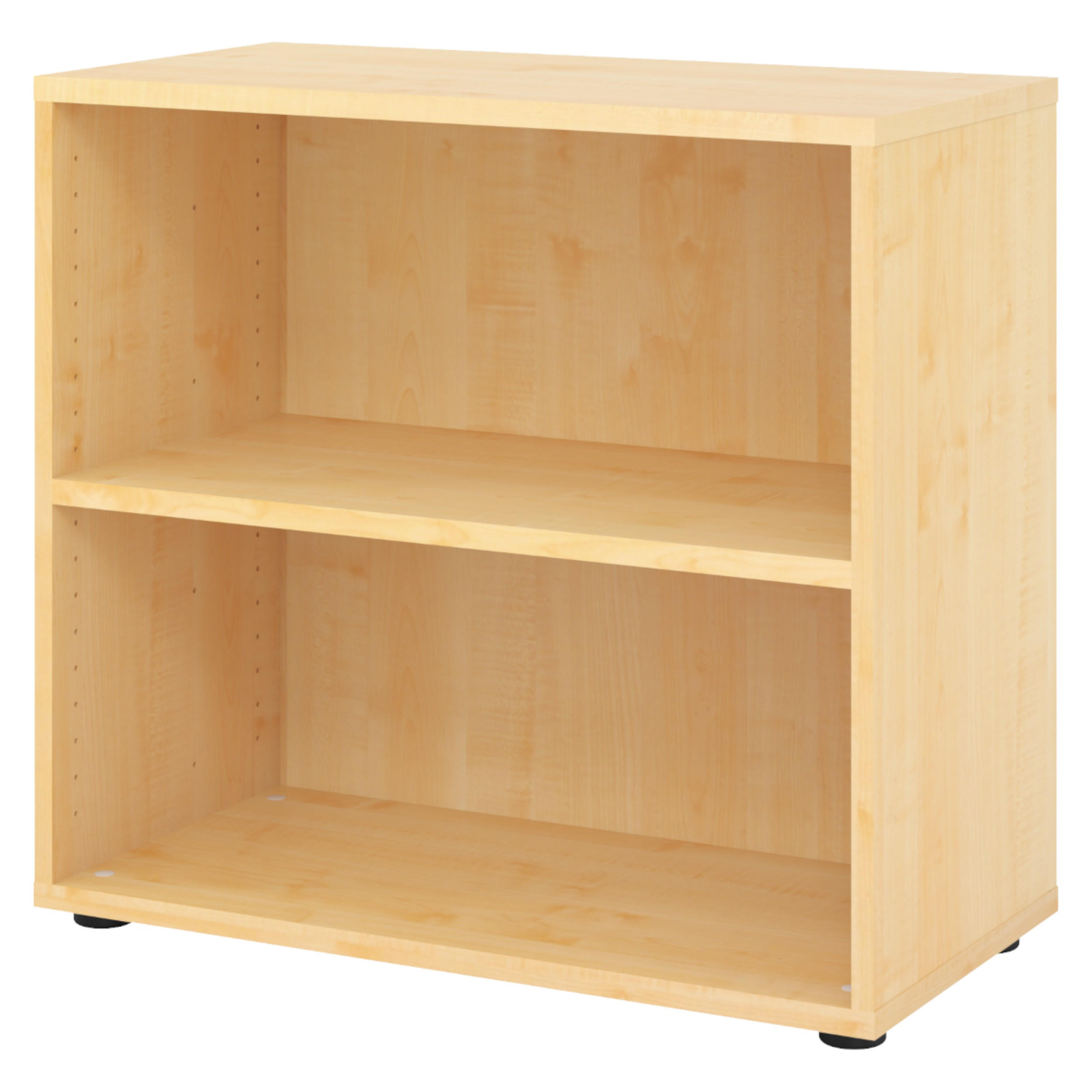 REGAL - 2 Ordnerhöhen 40/80/74,8 cm in Ahornfarben - Ahornfarben, Holzwerkstoff (80/74.8/40cm) - bümö