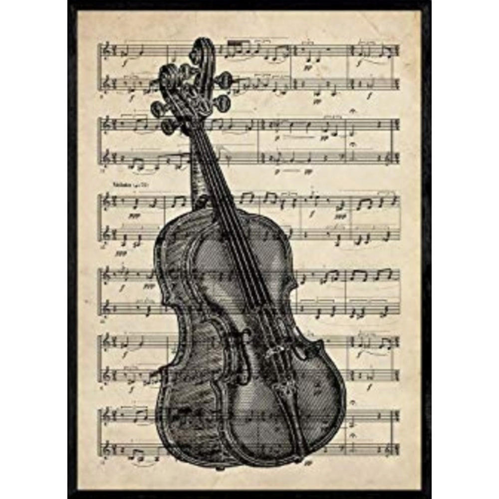 POSTER Tempo-Musik A4 Rahmenlos - Klar, Papier (29.7/5/21cm) - Nacnic
