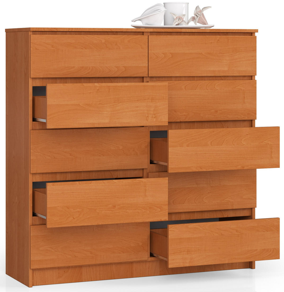 KOMMODE Erlefarben 121/120/40 - Erlefarben, Holzwerkstoff (120/121/40cm) - RAUMHIRSCH FURNITURE